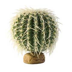 Hagen Exo-Terra Desert Plant Barrel Cactus Large - Terráriumi műnövény dekoráció (hordó kaktusz) cca.17cm