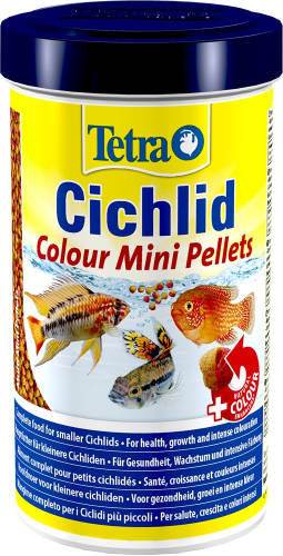 Tetra Tetra Cichlid Colour Mini - pellet díszhaltáp (500ml)