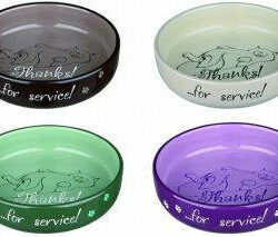 Trixie Trixie Ceramic Bowl - kerámia tál (vegyes színekben) macskák részére (0