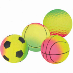 Trixie Trixie Toy Neon Ball - habszivacs játék (neon sport labda) kutyák részére (Ø7cm)