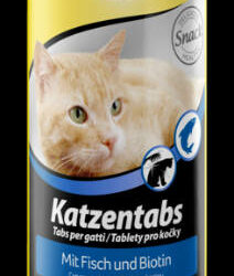 GIMPET GimCat Cat Tabs with Fish und Biotin - Kiegészítő eleség (Halas