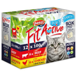 FitActive Panzi FitaBox -  4 féle húsos válogatás szószban (12x100g)