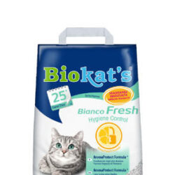 GIMPET Gimpet Biokats Bianco Fresh - csomósodó macskaalom friss illattal (5kg)