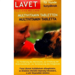 Lavet Lavet Multivitamin Tabletten - Vitamin készítmény (multi) kutyák részére 45g/50db tbl.
