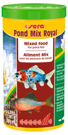Sera Sera Pond Mix Royal - táplálék (kerti tavakba) díszhalak számára (1000ml)