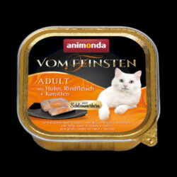 Animonda Animonda Vom Feinsten No Grain (csirke-sárgarépaszószban) alutálkás -Felnőtt macskák részére (100g)