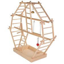 Trixie Trixie Wooden Ladder Playground - játszótér létrával (fa) díszmadarak részére (44x44x16cm)