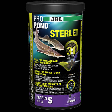JBL JBL ProPond Sterlet Small - Főtáplálék tavi kecsegék részére (S)  3kg/6l