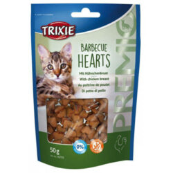 Trixie Trixie Premio Barbecue Hearts - jutalomfalat (csirkemell) macskák részére (50g)