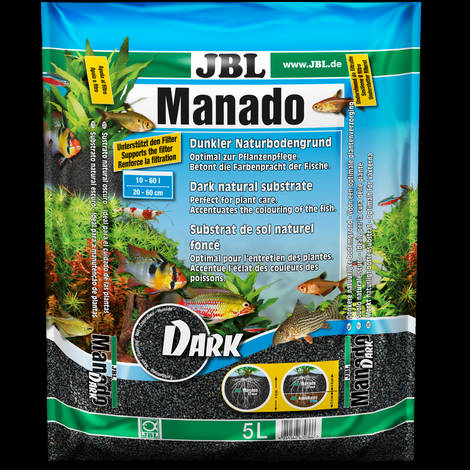 JBL JBL Manado Dark - dekrohomok (fekete) édesvízi akváriumokhoz (10liter)
