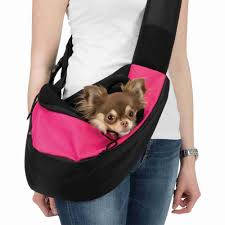 Trixie Trixie Sling Front Carrier - váll(szállító)táska (pink/fekete) kutyák részére (50x25x18cm)