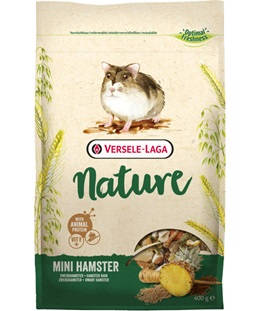 Versele-Laga Versele-Laga Nature Mini Hamster - Teljesértékű eledel törpe hörcsögök számára (400g)