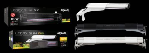 Aqua-el AquaEl Leddy Slim Duo 10W - világítás (fekete) akváriumokhoz (10W/25-50cm)