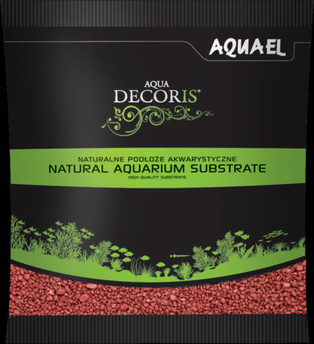Aqua-el AquaEl Decoris Red - Akvárium dekorkavics (piros) 2-3mm (1kg)