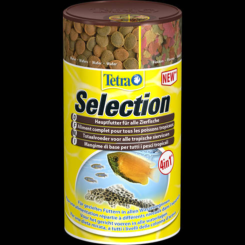 Tetra Tetra Selection - négy féle táplálék díszhalak számára (250ml)