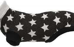 Trixie Trixie Stella Bay Pullover - pulóver (fekete/szürke) kutyák részére (XS) 27cm (kifutó termék)