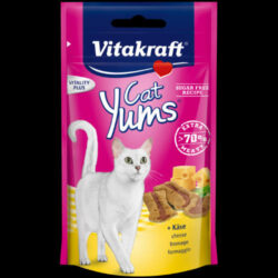 Vitakraft Vitakraft Cat Yums Snack - puha jutalomfalat (sajttal) macskák részére (40g)