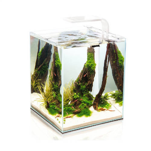 Aqua-el Aquael Shrimp Set Smart Day&Nnight 30 black - Nano akvárium (fehér) garnélarákoknak és kisebb halaknak (29x29x35cm)