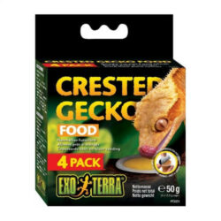Hagen Exo-Terra Crested Gecko - teljesértékű eledel (gyümölcsöt/virágot/nektárt evő) gekkó számára (50g/4db)