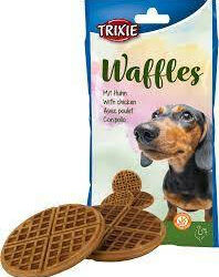 Trixie Trixie Waffles - jutalomfalat (csirke) kutyák részére (Ø7cm) 100g