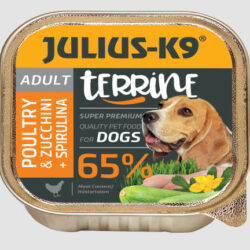 JULIUS-K9 PETFOOD Julius-K9 Dog Terrine Adult Poultry&Zucchini