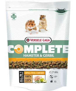 Versele-Laga Versele-Laga Complete Hamster & Gerbil  - Teljesértékű extrudált eleség hörcsögök és futóegerek részére (500g)