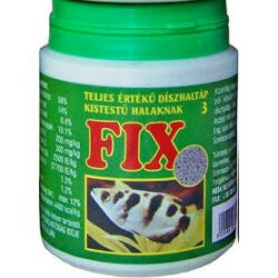Fix 3 - teljesértékű díszhaltáp (zöld) kistestű halak részére (200ml)