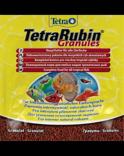 Tetra Tetra Rubin Granules - Granulátum táplálék díszhalak számára (15g)