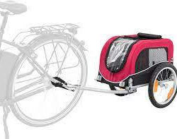 Trixie Trixie Bicycle Trailer for Dogs - felszerelés (kerékpárra szerelhető utánfutó) S (53x60x60) max:15 kg