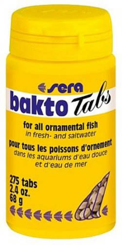 Sera Sera Bakto tabs - gyógyhatású készítmény díszhalak részére (100ml /275db tabletta)