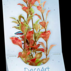 Tetra Tetra Decor Plant - műnövény (Red Ludwigia) akváriumokba (S) 15cm