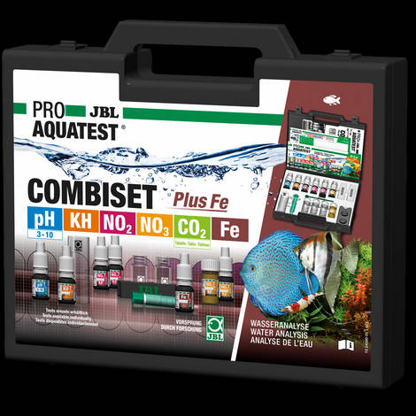 JBL JBL PROAQUATEST COMBISET Plus Fe - teszttáska az édesvízi akváriumok legfontosabb vízértékeihez