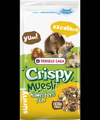 Versele-Laga Versele-Laga Crispy Muesli Hamster & Co - Müzli eleség hörcsögök