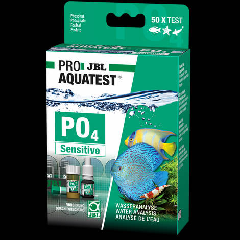 JBL JBL ProAquaTest PO4 Phosphat Sensitiv - gyorsteszt édesvízi/tengervizes akváriumok és tavak foszfáttartalmának meghatározására