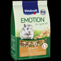Vitakraft Vitakraft Emotion Beautiy Hamster - Teljes értékű eledel (könnyen emészthető) törpehörcsögök részére (300g)