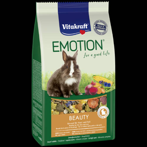 Vitakraft Vitakraft Emotion Beautiy All Ages Rabbit - Teljes értékű eledel (egészséges bőr