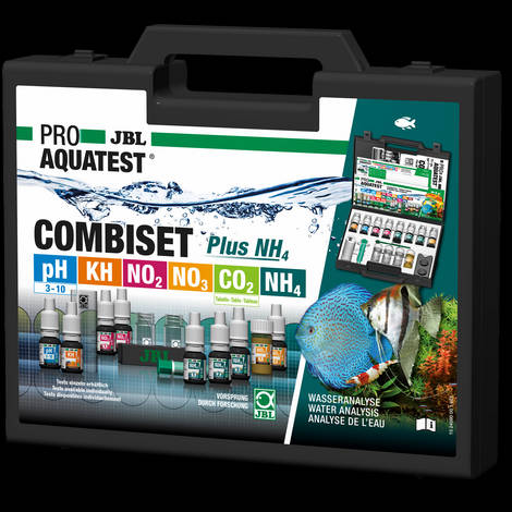 JBL JBL PROAQUATEST COMBISET Plus NH4 - az édesvízi akváriumok legfontosabb vízértékeihez
