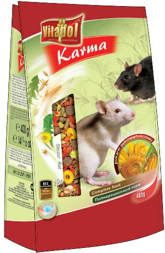 Vitapol Vitapol Karma Complett - Teljesértékű eleség patkányok részére (400g)