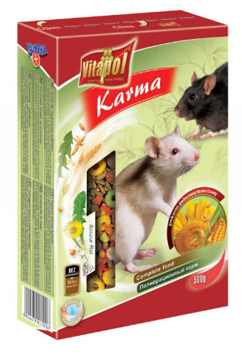Vitapol Vitapol Karma Complett - Teljesértékű eledel patkányok részére (500g)