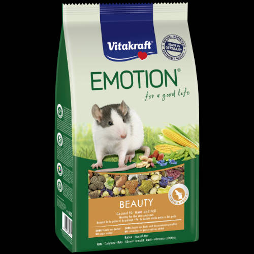 Vitakraft Vitakraft Emotion Beautiy All Ages Rat - Teljes értékű eledel (egészséges bőr