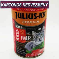 JULIUS-K9 PETFOOD Kartonos ár: JULIUS K-9 CAT 20x415g Beef-Liver
