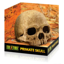 Hagen - Exo-Terra Primate Skull - főemlős koponya formájú búvóhely hüllők részére (12cm)
