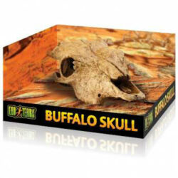 Hagen - Exo-Terra Buffalo Skull - bölény koponya formájú búvóhely hüllők részére (13x9x24cm)