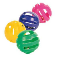 Trixie - trixie 4521 cicajáték szett műanyag labda csengővel 4 db 4cm