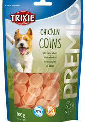 Trixie - Trixie Premio Chicken Coins - jutalomfalat (csirke) kutyák részére (100g)