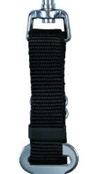 Trixie - Trixie Safety Belt - Biztonsági övcsatba csatlakotatható rövid póráz - M-L - (45-70cm/30mm)