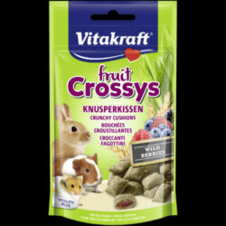 Vitakraft - Vitakraft Fruit Crossys Waldbeere - jutalomfalat (gyümölcsös) rágcsálók részére (50g)