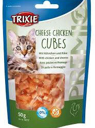 Trixie - Trixie Premio Cheese Chicken Cubes - jutalomfalat (csirke