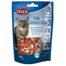 Trixie - Trixie Premio Tuna Sandwiches - jutalomfalat (tonhal) macskák részére (50g)
