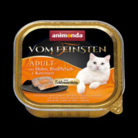 Animonda - Animonda Vom Feinsten No Grain (csirke-sárgarépaszószban) alutálkás -Felnőtt macskák részére (100g)